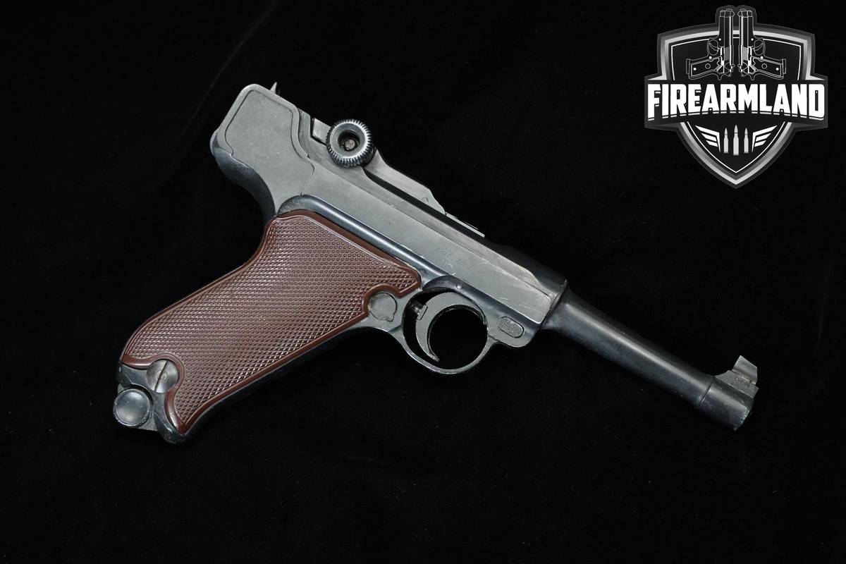 1964-1969 Erma Werke P08 LA-22 Luger 22LR 4.5" Blued P-08