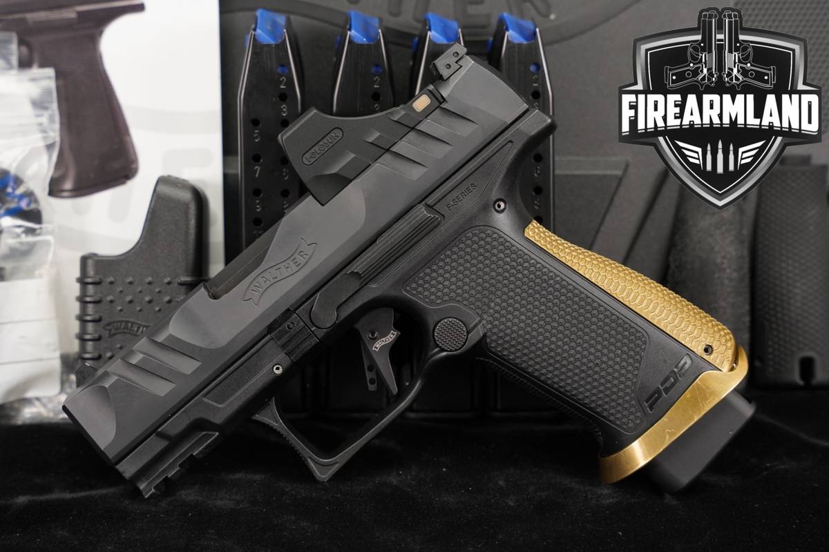 Walther PDP F-Series Pro 9mm 3.5" +5 MAGS, ORIG CASE, HOLOSUN OPTICS