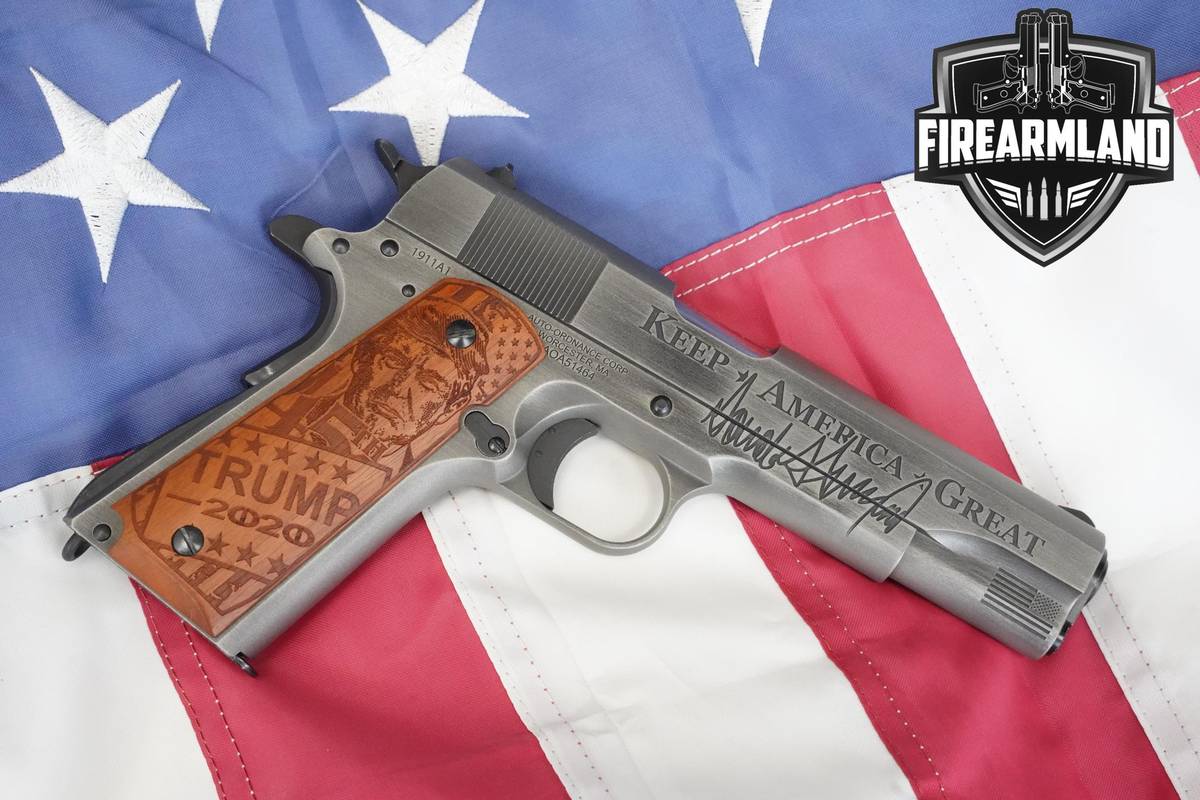 Auto Ordnance 1911A1 Promises Kept Donald Trump Commemorative 45 ACP AO USA