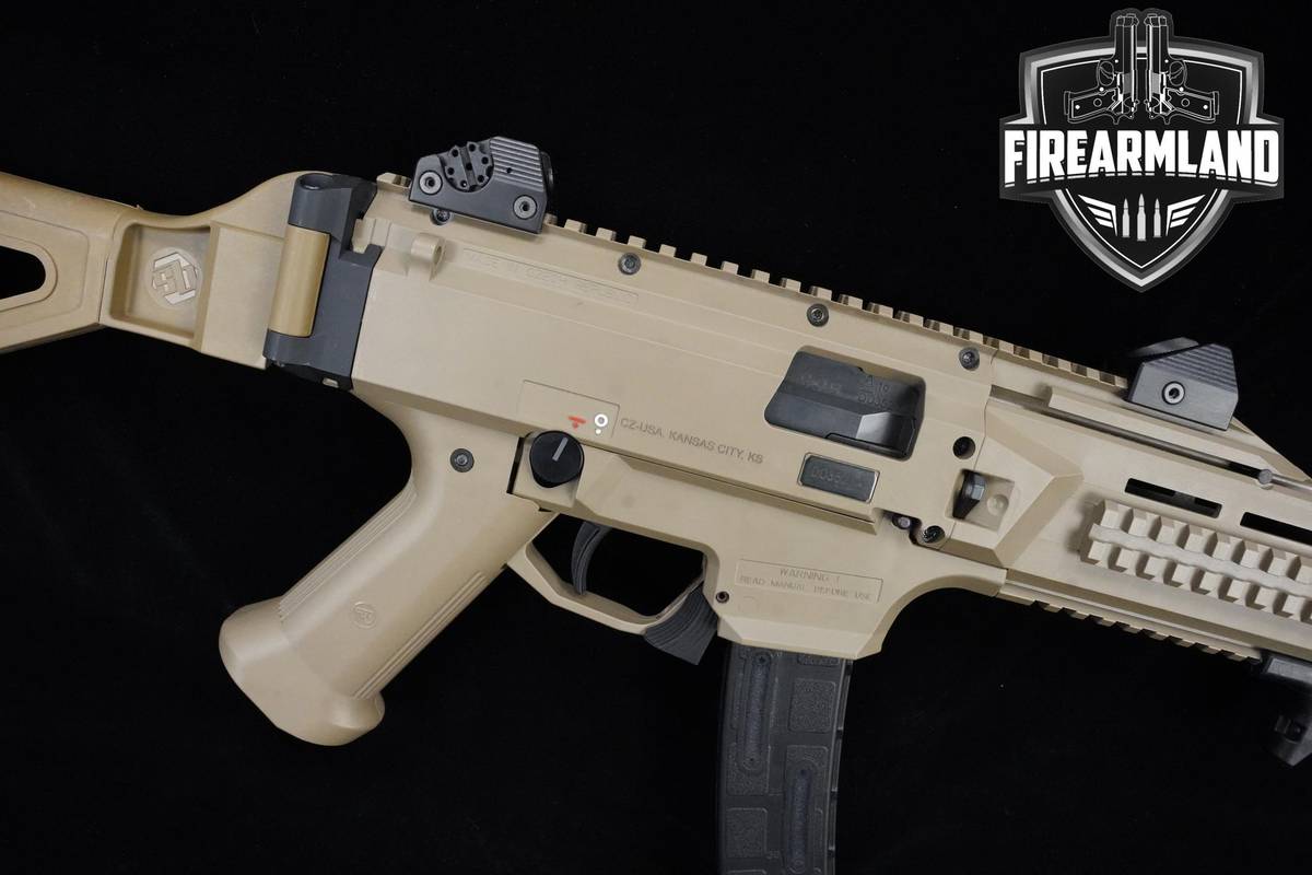 CZ Scorpion EVO 3 S1 9mm 7.5" FDE CZ-Scorpion-EVO-3-S1 +5 MAGS