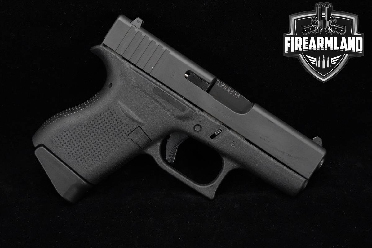 Glock 43 9mm 3.41" G43 G +2 MAGS & ORIG CASE