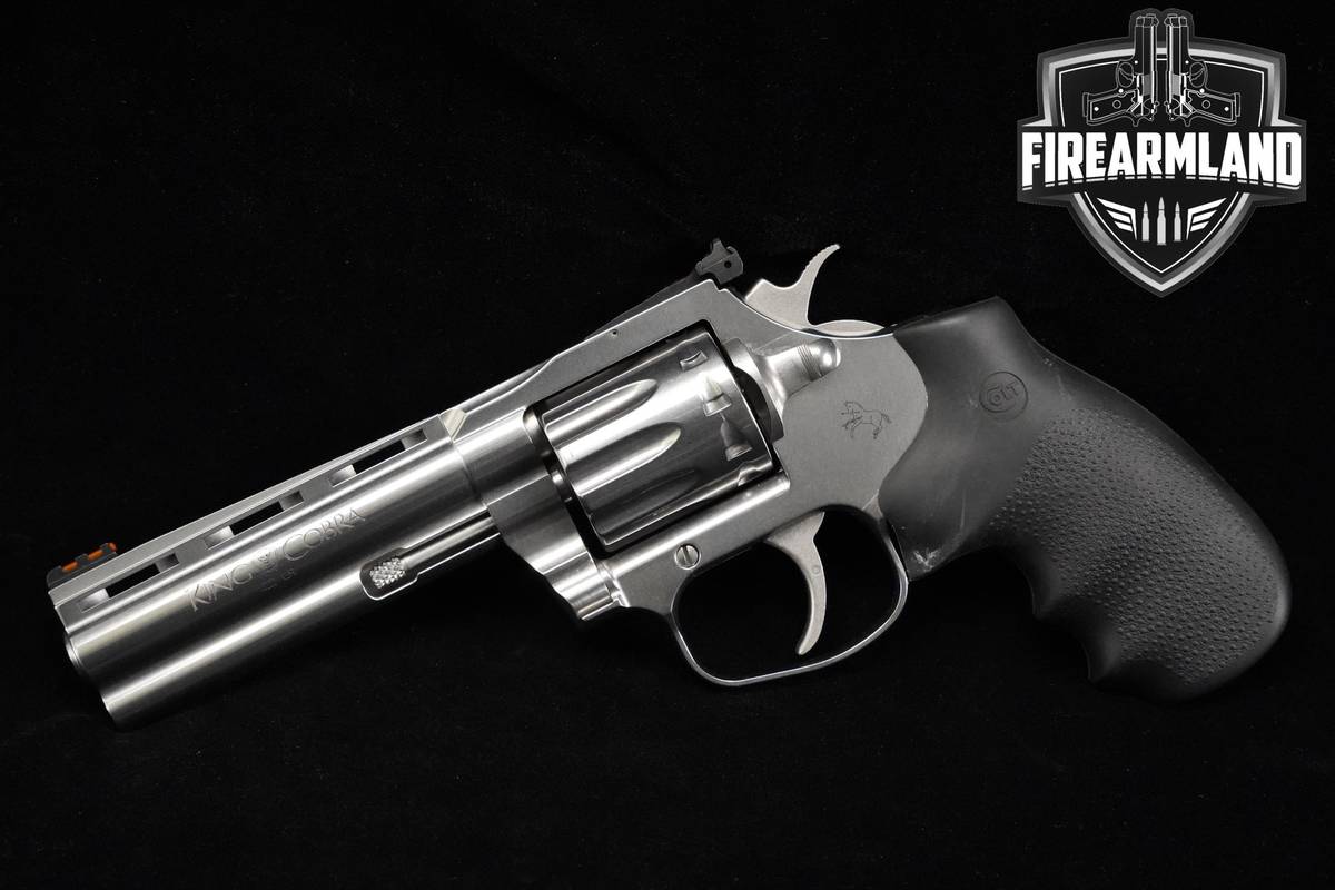 10-SHOT Colt King Cobra 22LR 4.25" Stainless Colt King-Cobra +ORIG CASE