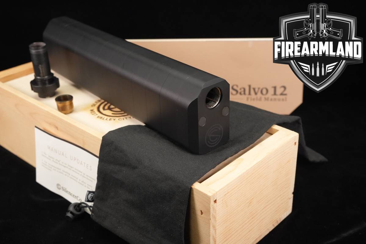 SilencerCo Salvo 12 Gauge Suppressor Salvo12 +ORIG CASE