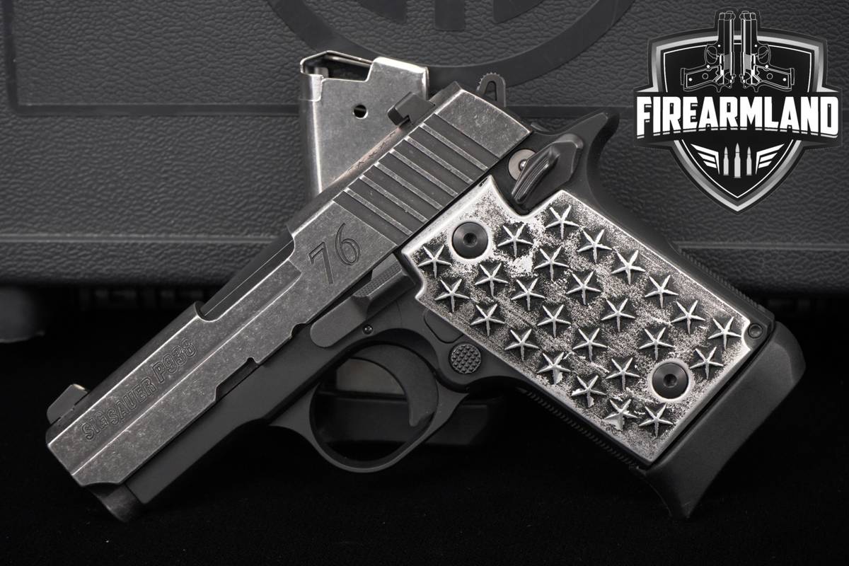 COMMEMORATIVE Sig Sauer P938 We The People 9mm 3" P 938 +2 MAGS & ORIG CASE