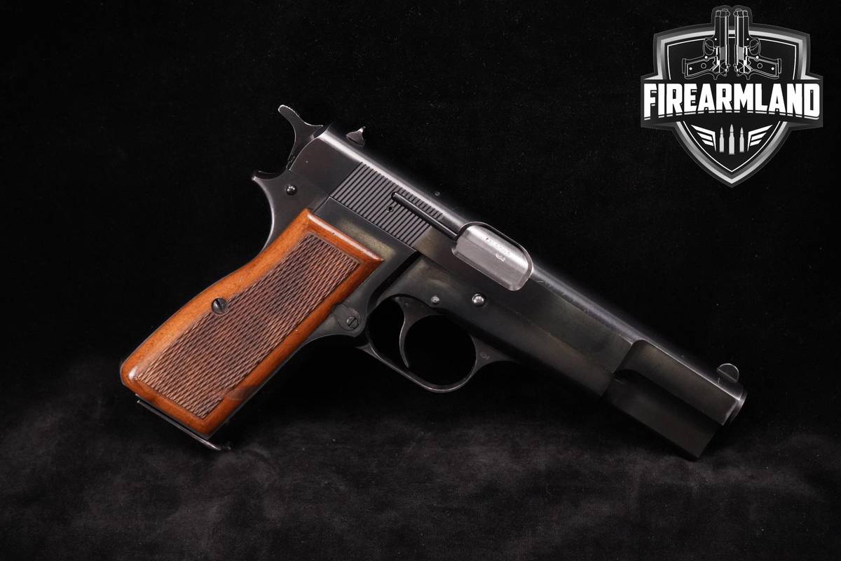 1974 Browning Hi-Power 9mm 4.6 Blued HiPower High