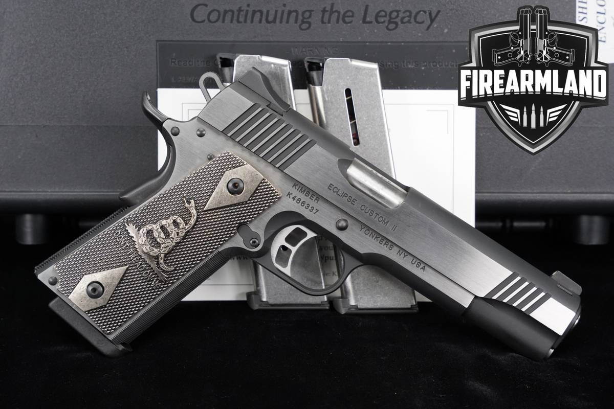 Kimber Custom II Eclipse 45 ACP 1911 5" Match-Grade +3 MAGS & ORIG CASE