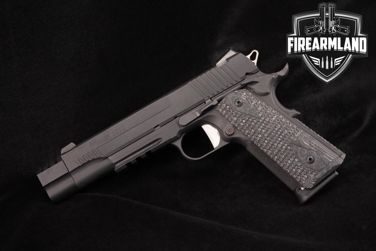DESIRED Sig Sauer 1911 Extreme Comp 45-ACP 5" A1 +2 MAGS & ORIG CASE
