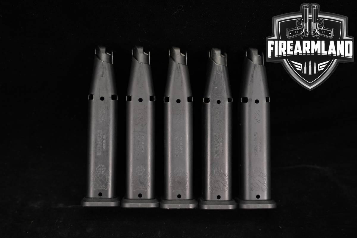 FIVE (5) Springfield Armory Prodigy DS 1911 17-Rd Magazines 9mm Luger Mags