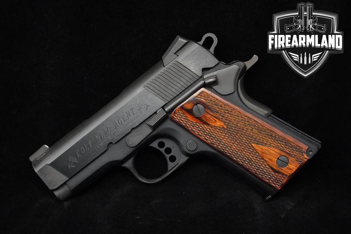 CCW Colt New Agent Lightweight 9mm 1911 3" Blued Colt LW 2-MAGS & ORIG CASE