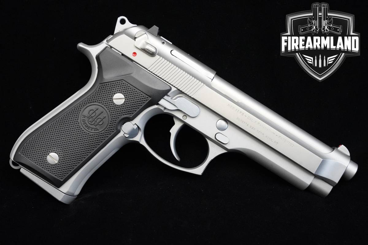 RARE Beretta Model 92FS INOX GHOST 9mm 4.9" Beretta 92FS 2 MAGS & ORIG BOX