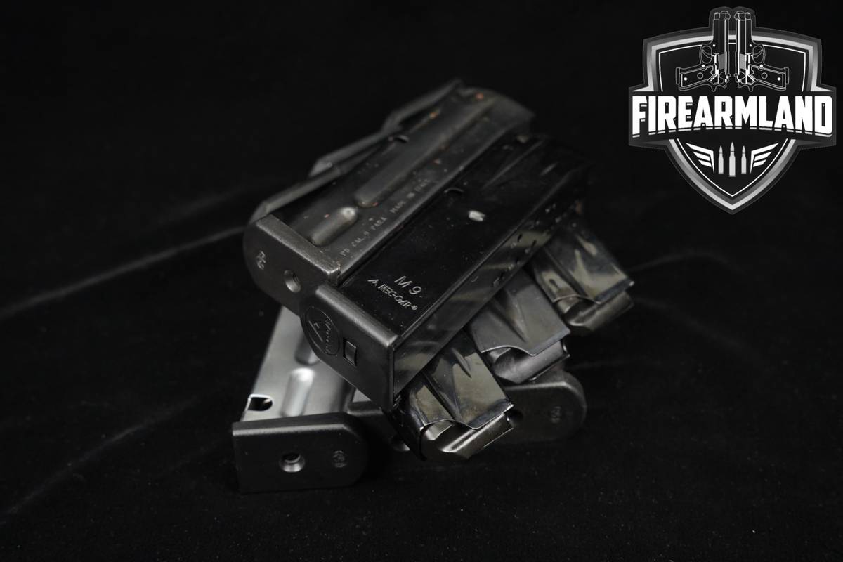 EIGHT (8) Beretta 92/M9 10-Round Compliant Magazines 9mm Luger Mags