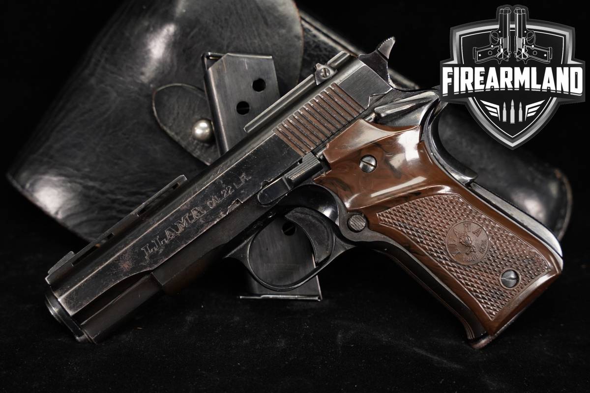 Llama Model XV Especial 22LR 1911 3.7" Blued SPAIN +2 MAGS & HOLSTER