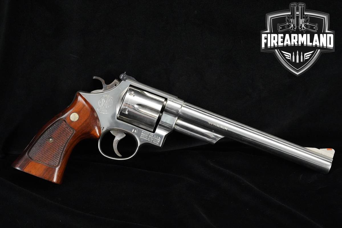 1980 Smith & Wesson (S&W) Model 29-2 44 Magnum 8.38" Nickel Plated S&W 29-2