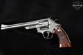 1980 Smith & Wesson (S&W) Model 29-2 .44 Mag. Nickel Plated in Good Condition Image 2