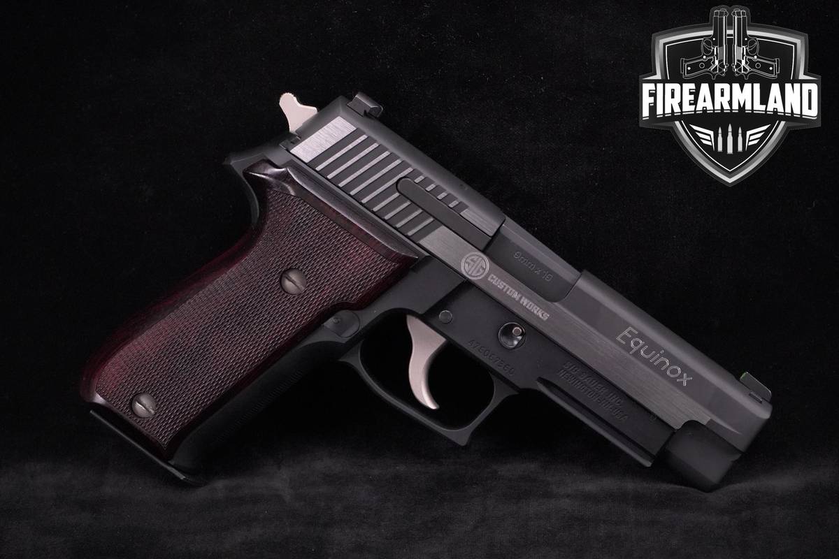 CUSTOM WORKS Sig Sauer P226 Equinox 9mm 4.4" Sig-Sauer P226 +ORIG CASE