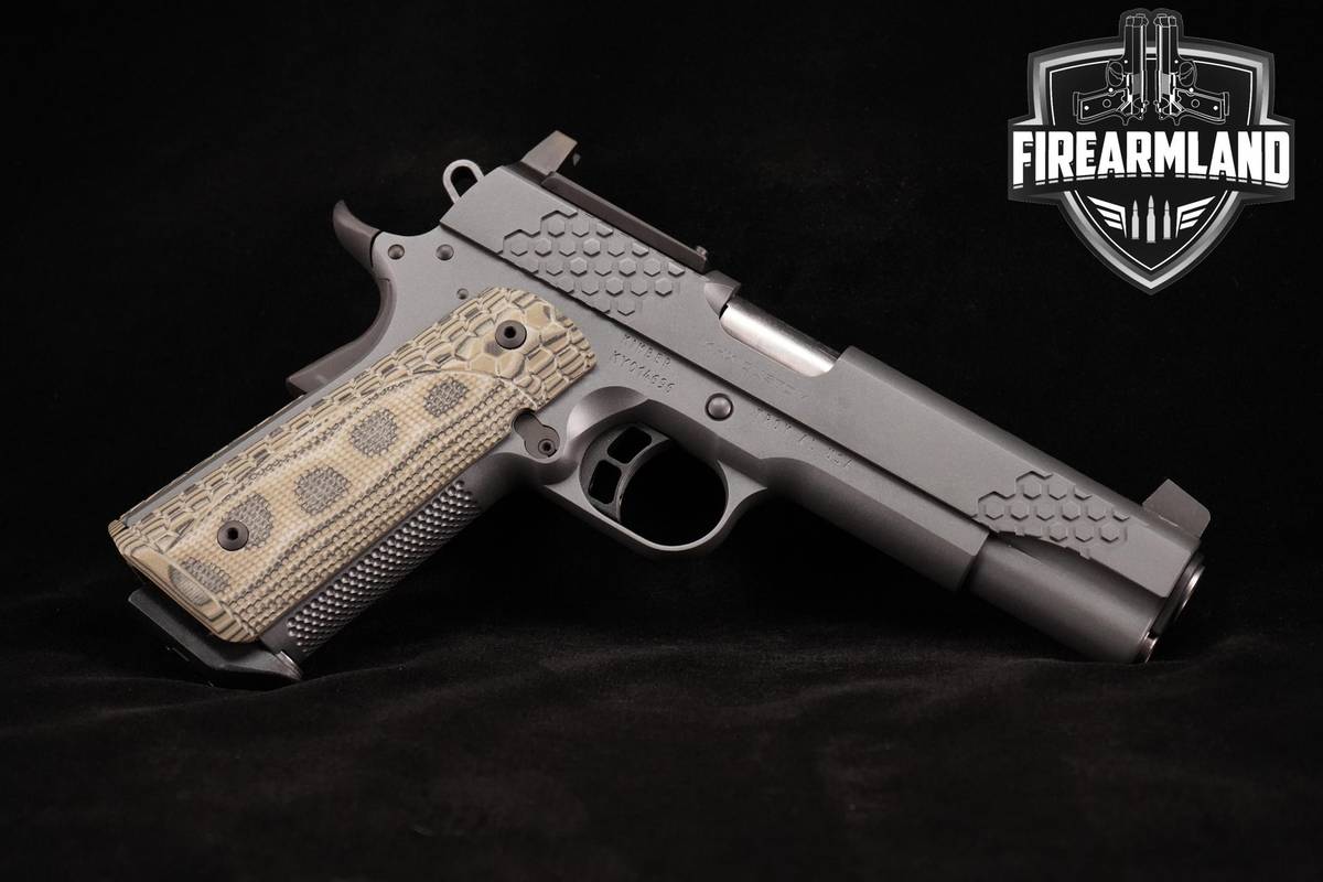 Kimber KHX Custom OR 10mm 1911 5.0" Gray KimPro II +ORIG BOX