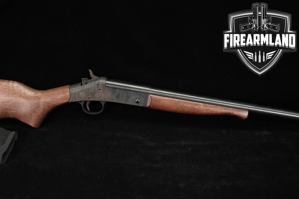 New England Firearms NEF Pardner Model 12-Gauge 24" Case Colored & Walnut