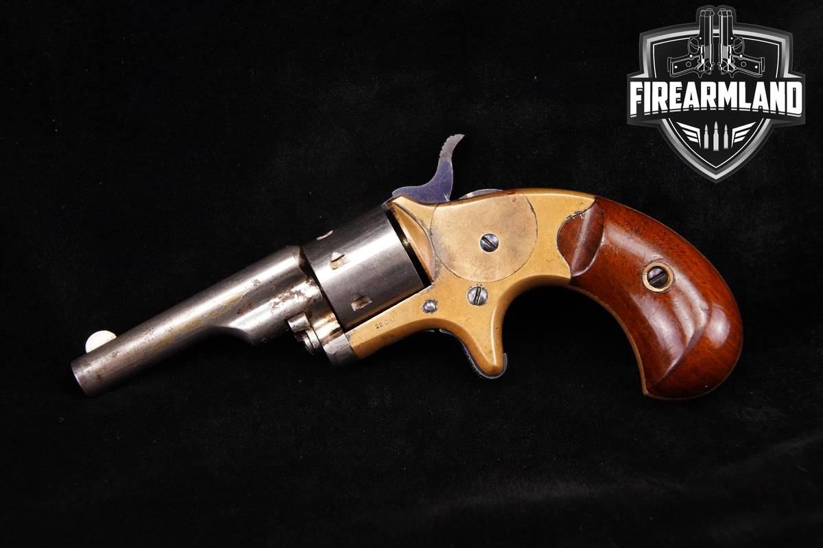 1875 Colt Open Top Pocket Model Revolver Production 22 Short-Black-Powder