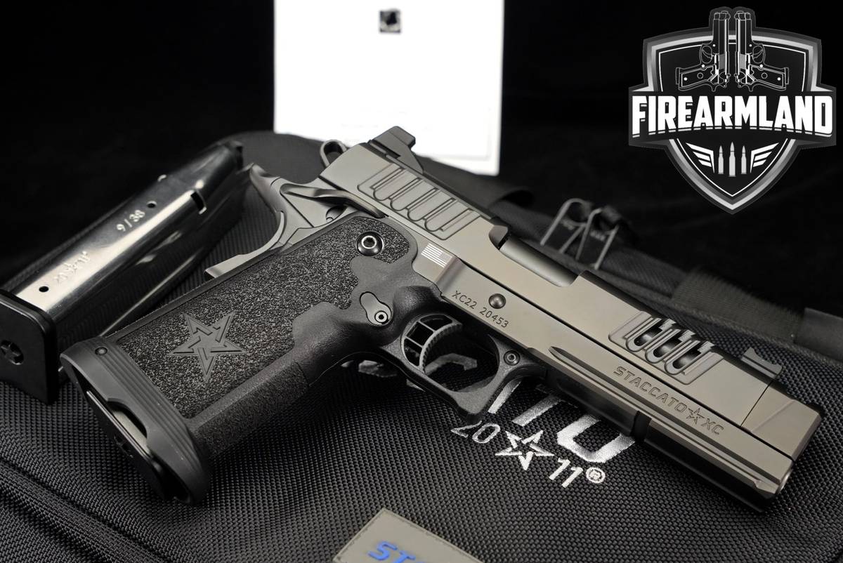 Staccato XC 2011 9mm Optics‑Ready Blued STI 1911 COMP +2 MAGS & ORIG CASE