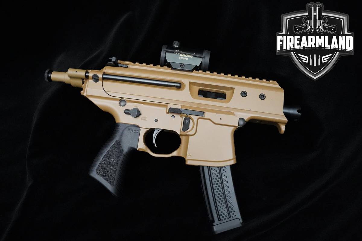 Sig Sauer MPX Copperhead 9mm 4.5" FDE Cerakote Pistol + SIG STS-081