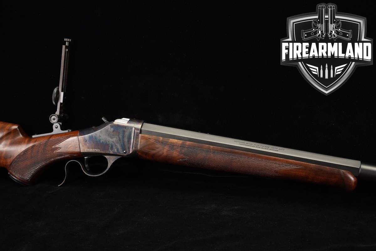 Browning Model 1885 BPCR High Wall 45-70 30" Color Case-Hardened & Walnut