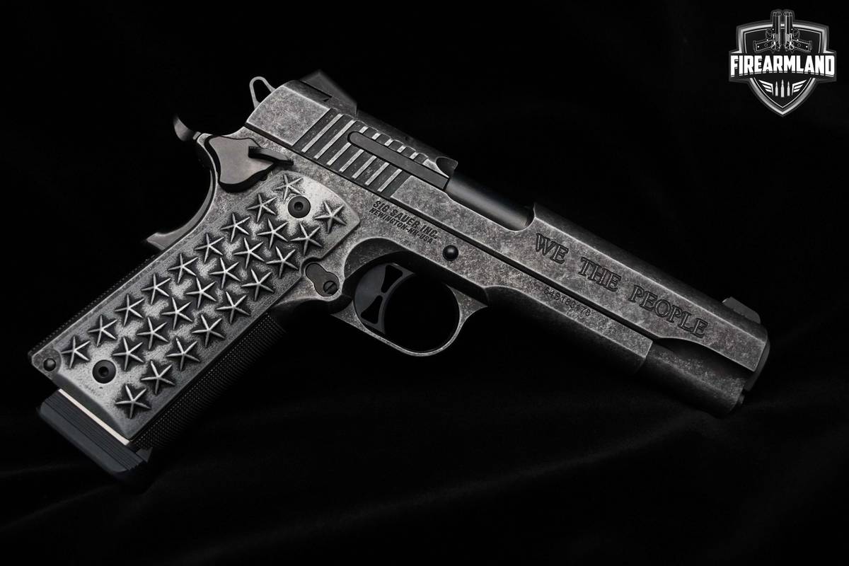 Sig Sauer 1911 WE THE PEOPLE 45 ACP 8+1 SAO Sig-Sauer 45-ACP 1911 WTP 2MAGS