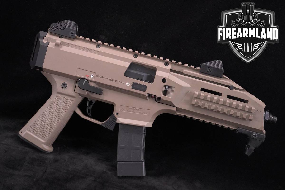CZ Scorpion EVO 3 Pistol 9mm 8.0" FDE EVO3 +3 MAGS & ORIG BOX
