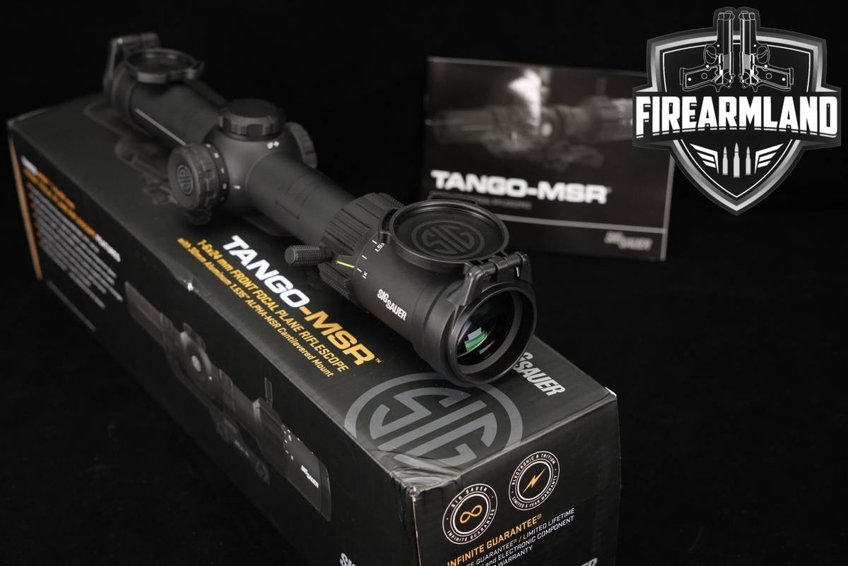 Sig Sauer Tango-MSR 1-6x24 BDC Reticle FFP Illuminated LPVO MOA Scope TMSR