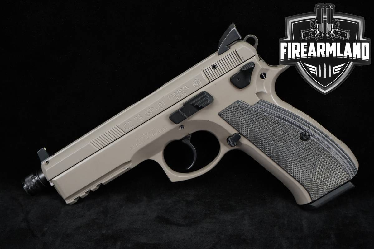 CZ 75 SP-01 Tactical Urban Grey 9mm 5" CZ75 SP01 +6 MAGS