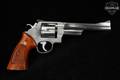 1985 Smith & Wesson (S&W) Model 624 no-dash; 1985 Target Stainless .44 Special Brushed Stainless in Very Good Condition Image 5