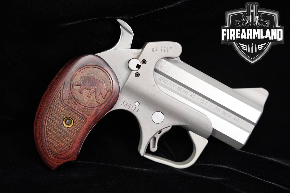POCKET-CANNON Bond Arms Grizzly Rough Series 45 LC/410 3" Stainless +OG BOX
