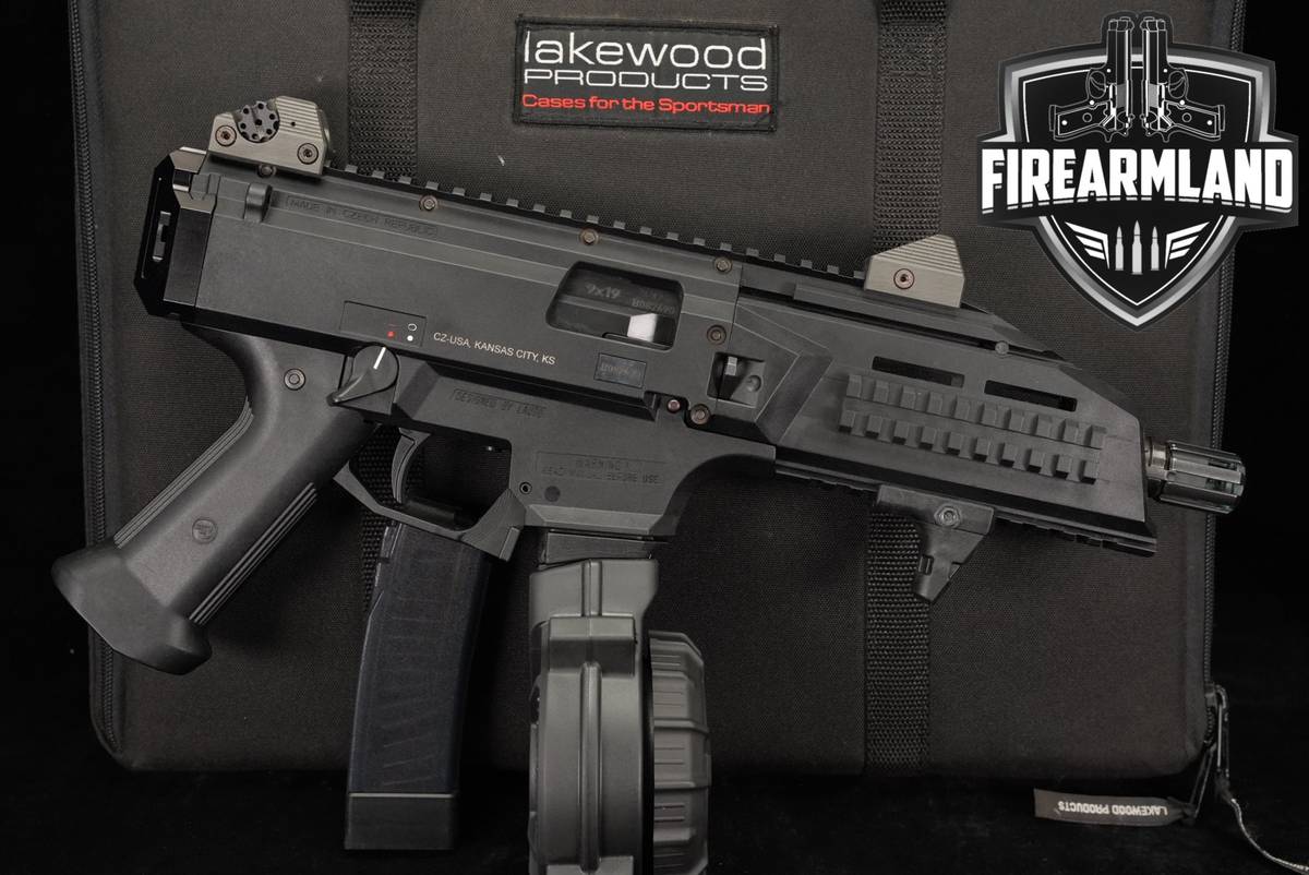 CZ Scorpion EVO 3 S1 Pistol 9mm 7.72" +2 MAGS & ORIG CASE
