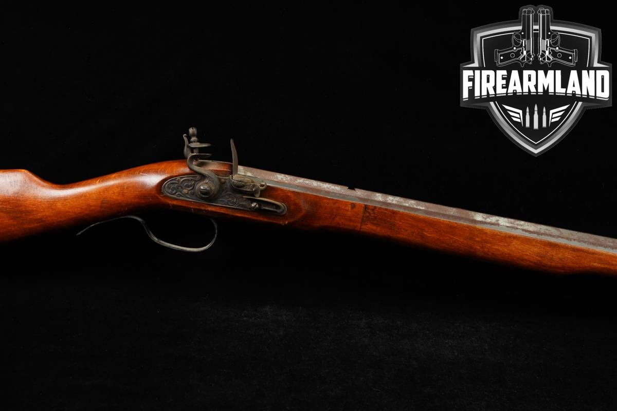 Japan F.R 54 Cal FR 28" Blued & Hardwood Flint-Lock Muzzleloader Rifle