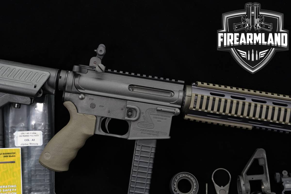 UPGRADES Bushmaster Carbon-15 9mm Carbine AR15 PCC YHM ERGO CAA +6 MAGS