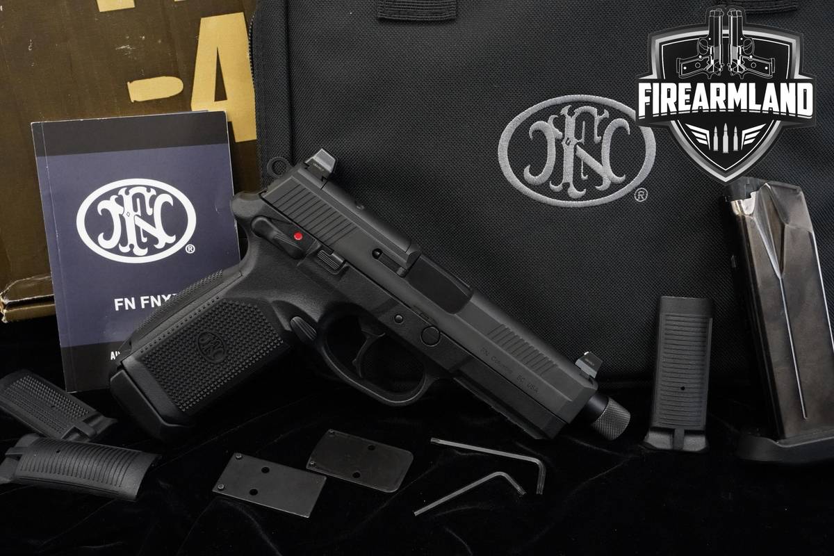 FN FNX-45 Tactical Optic Ready 45 ACP 5.3" +2 MAGS & ORIG CASE