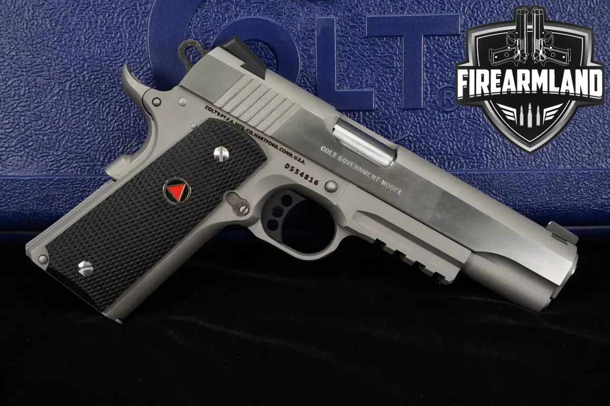 Colt Government Delta Elite Rail Gun Mk IV Series 80 10mm 1911 +ORIG CASE