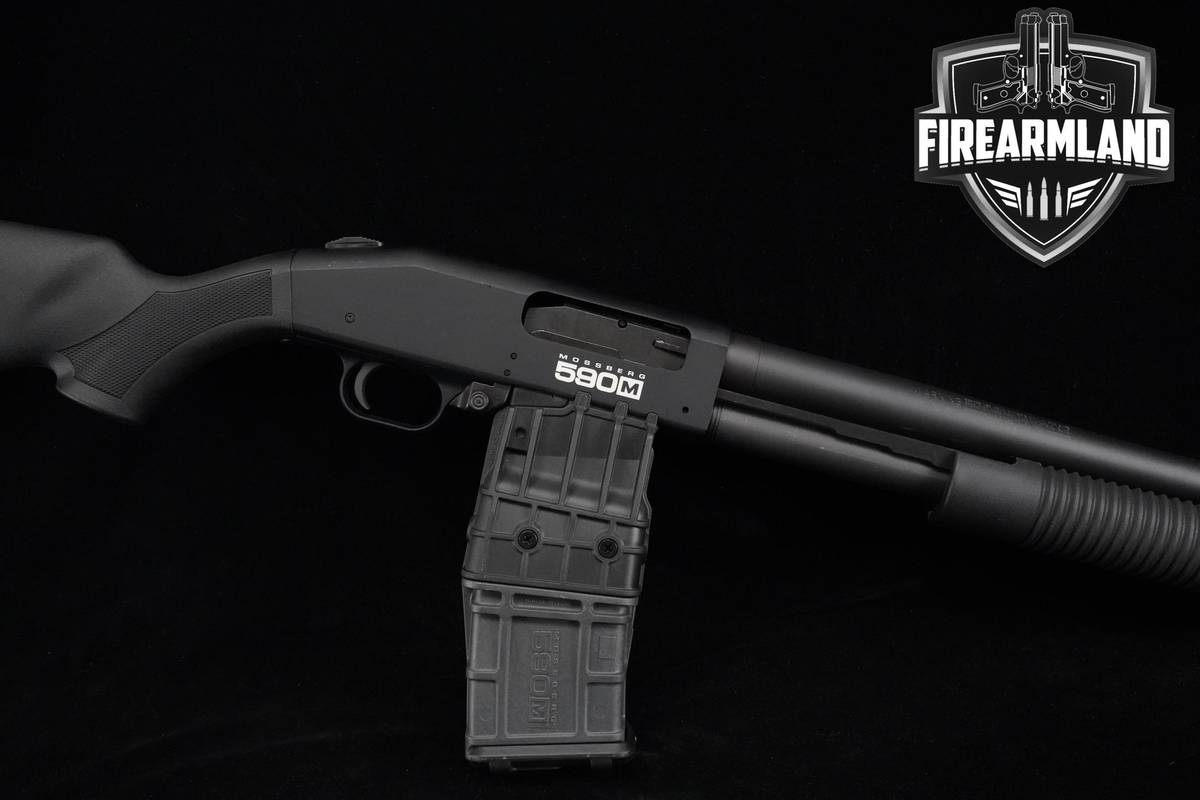 Mossberg 590M 12-Gauge 18.5" Matte Blued 590-M