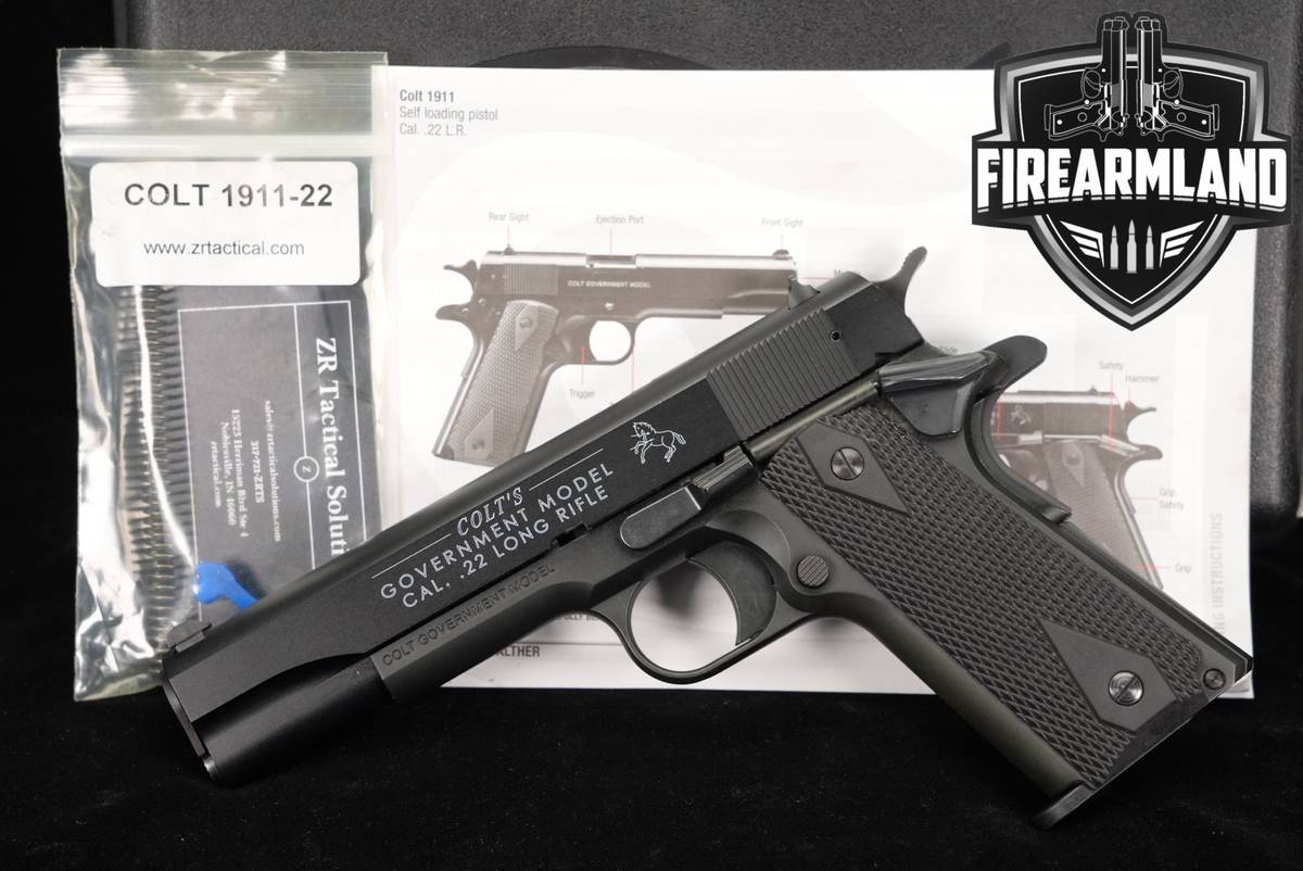 Walther Colt 1911-22 Government Model 22LR 5" 1911A1 A1 +ORIG CASE