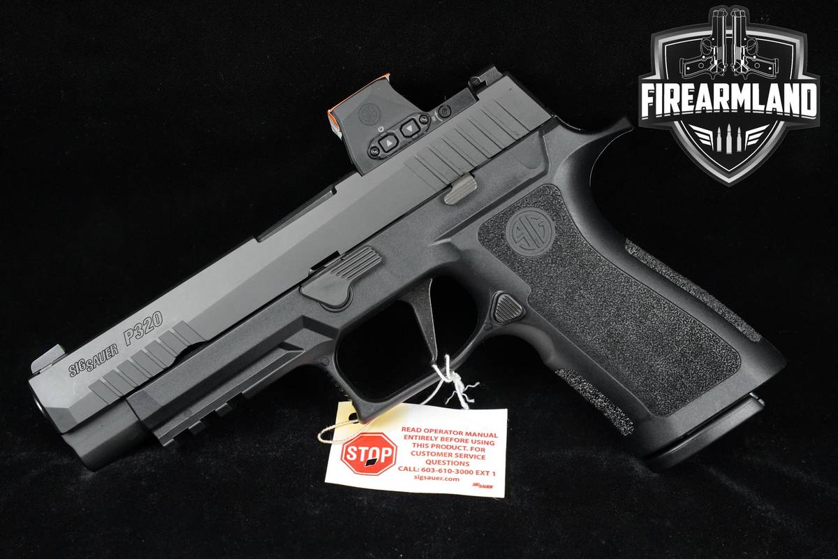 LIKE-NEW Sig Sauer P320 XSeries FULL 9mm 4.7" +3 MAGS, ORIG CASE & ROMEO-X