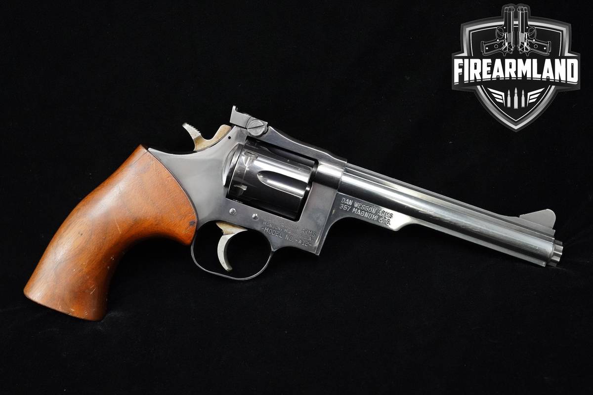 1970-1974 Dan Wesson Model W12 357 Magnum 6" Blued W12 W-12 DA/SA