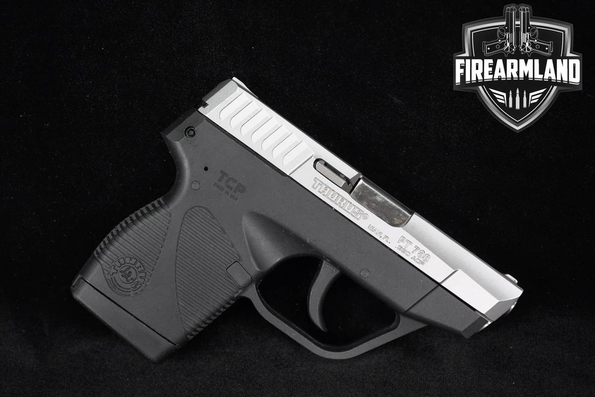Taurus PT 738 TCP 380 ACP 2.84" Two-Tone Stainless PT738 Compact Pistol
