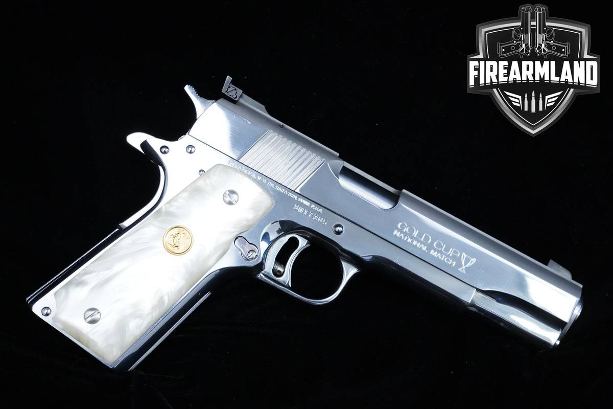 1988 Colt MK IV Series 80 Gold Cup National Match Stainless 45 ACP 1911 5"