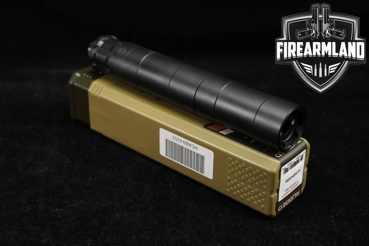Rugged Suppressors Obsidian 9 9mm Luger Suppressor Obsidian9 +ORIG BOX