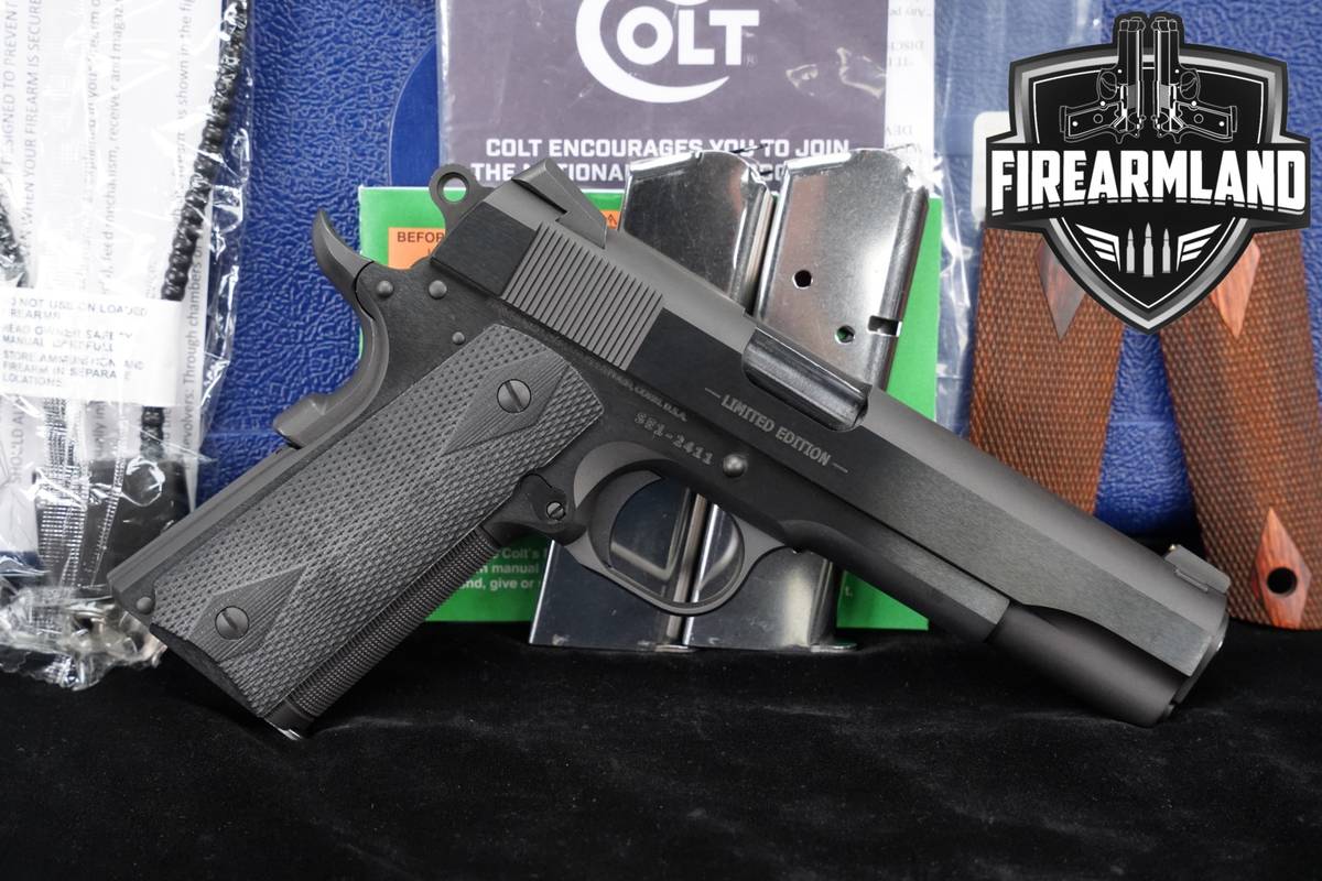 LIMITED Colt Government Model Series 70 45 ACP 1911 +3 MAGS, ORIG CASE