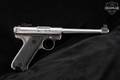 Sturm Ruger Mark II Target .22 LR Satin Brushed Stainless in Very Good Condition Image 3