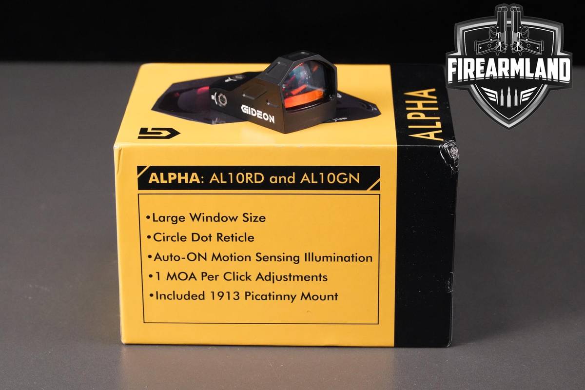 Gideon Alpha 3 MOA Red Dot & 65 MOA Circle