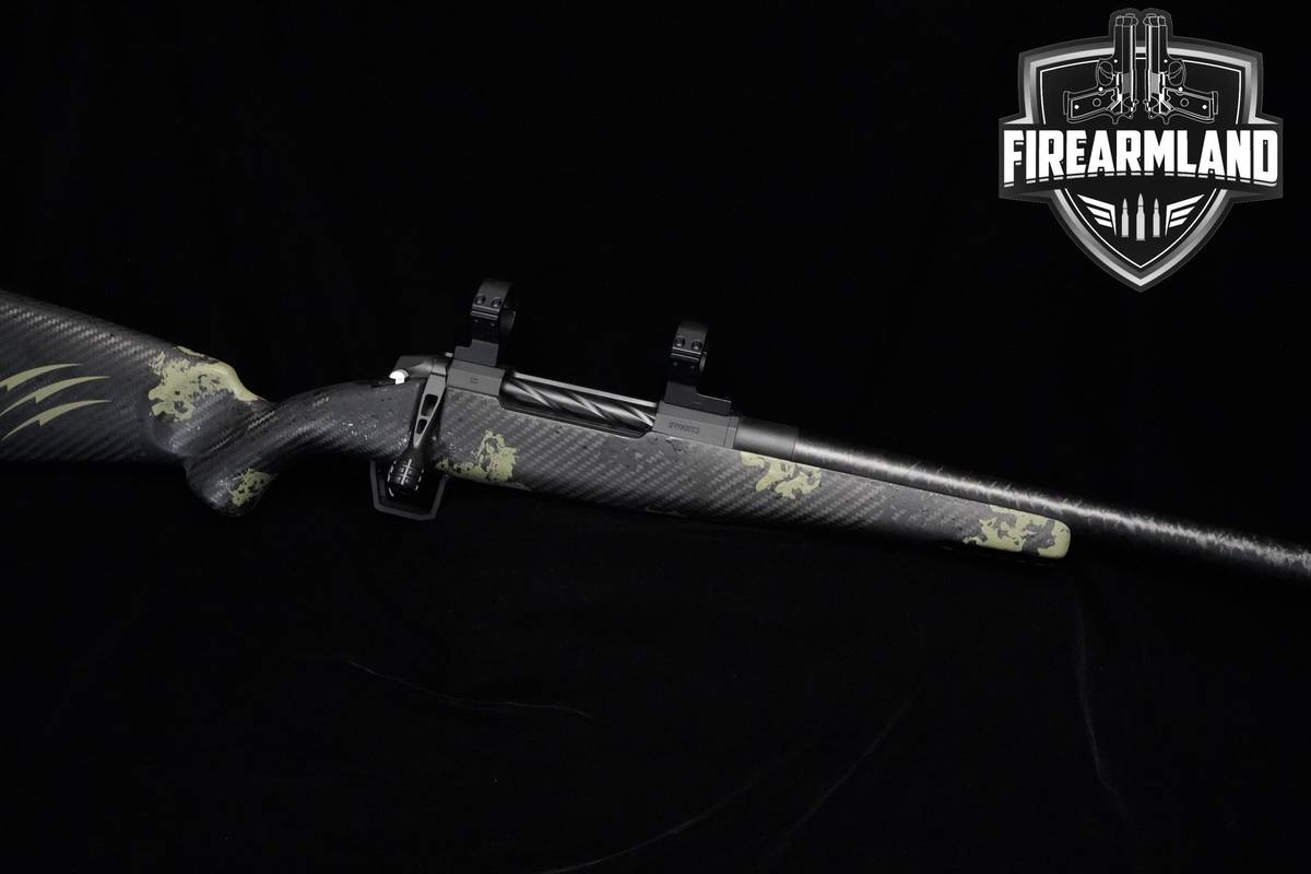 LIKE-NEW Fierce Arms Carbon Rogue 7mm PRC Black Cerakote Fierce-Arms Carbon