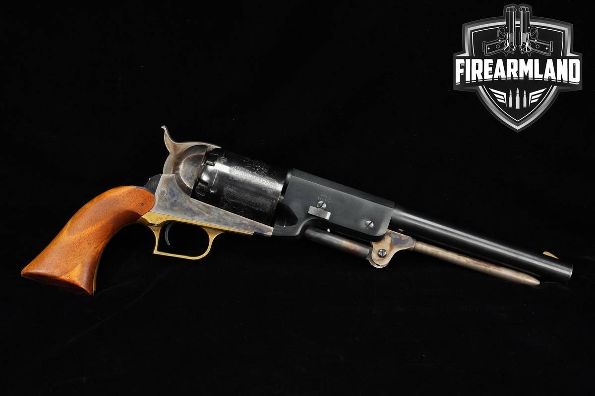 A Uberti 1847 Walker 44 BPM (Black-Powder) 9" Color Case-Hardened & Blued