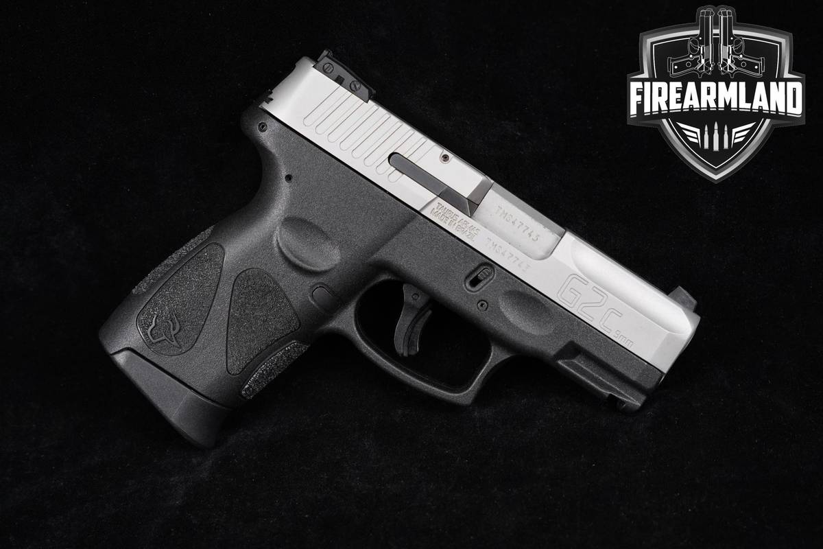 Taurus G2C 9mm 3.2" Two-Tone Stainless PT111 +2 MAGS & HOLSTER