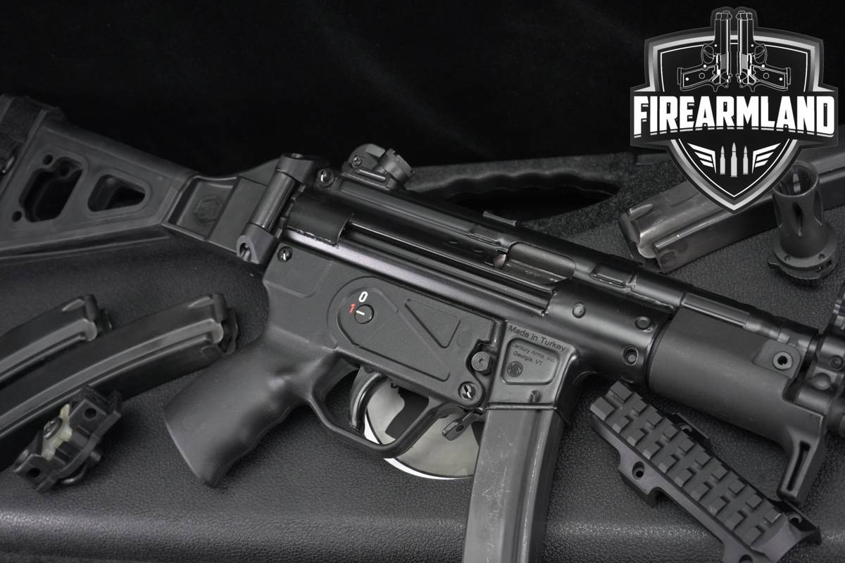 Century Arms MKE AP5-P 9mm AS 5.8 Roller-Delayed TRI-LUG +4 MAGS, ORIG CASE